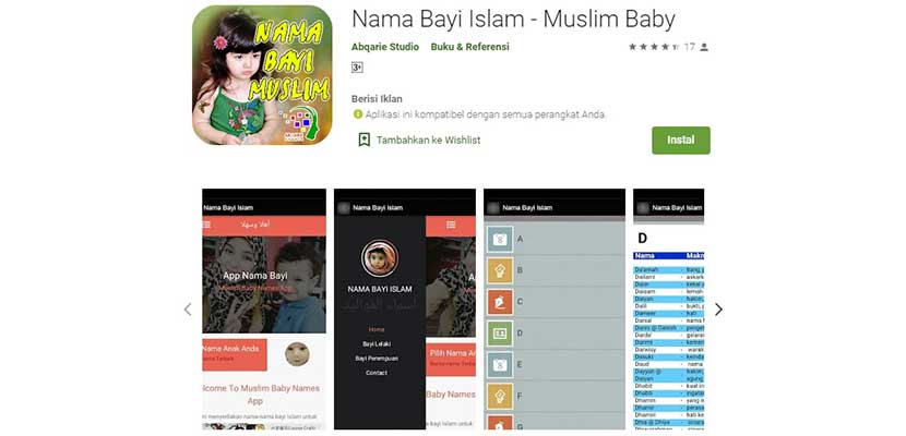 Nama Bayi Islam Muslim Baby