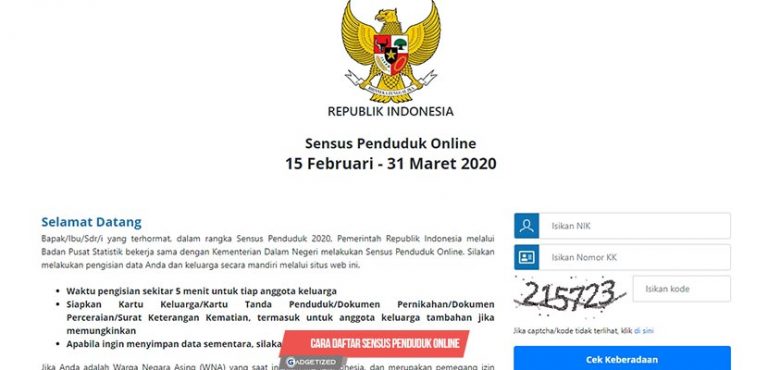 Cara Daftar Sensus Penduduk Online Di Hp Android Gadgetized Net